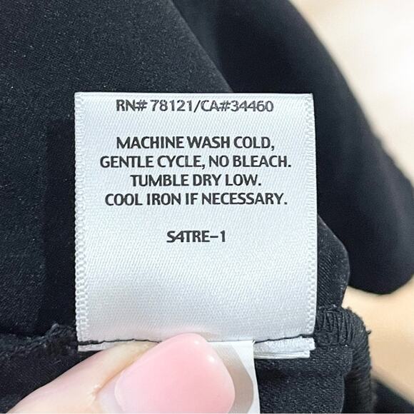 Eileen Fisher Straight Leg Pants Woman Trousers size S Black - Picture 7 of 7